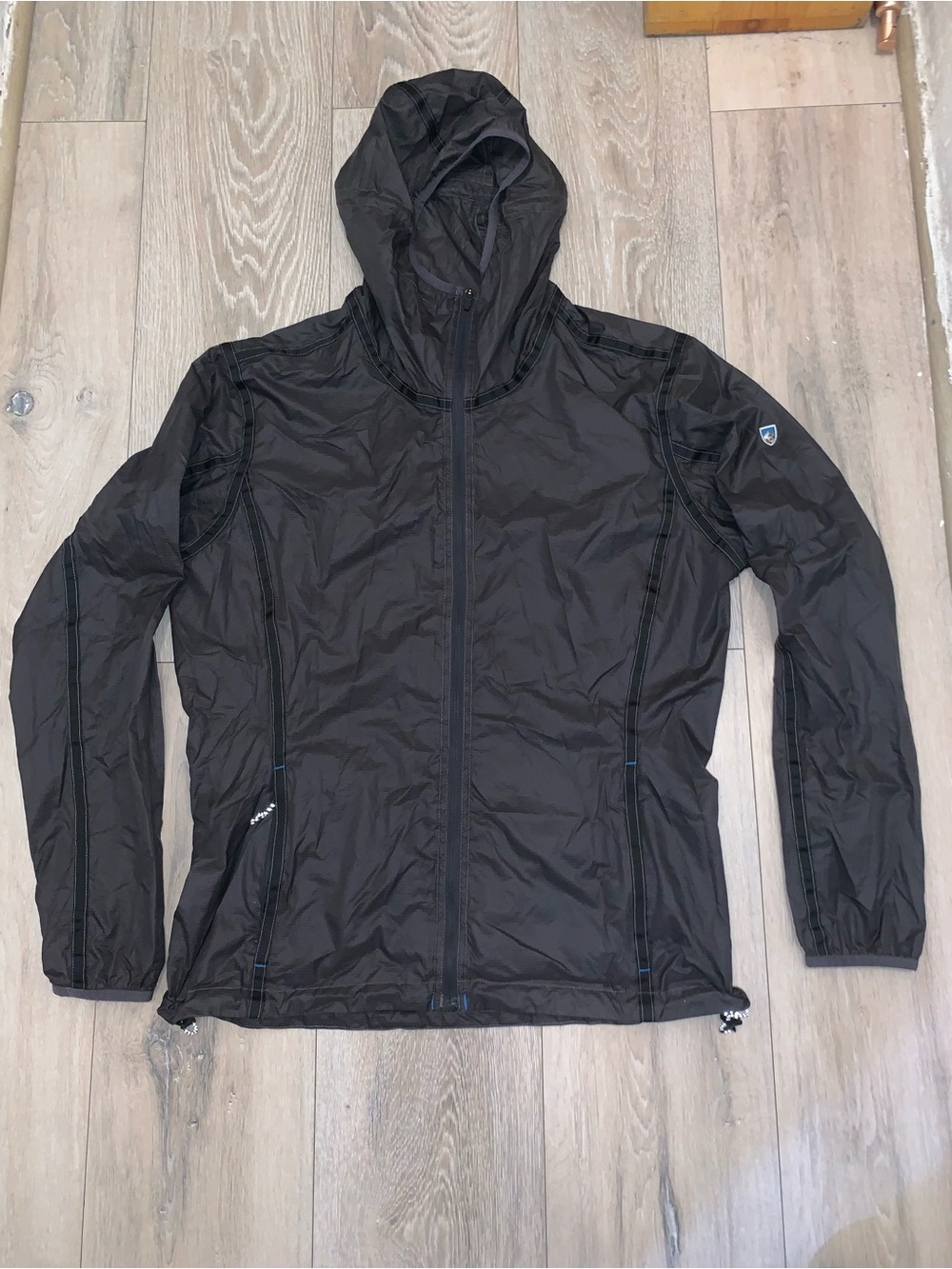Kuhl Parajax Full Zipup Jacket Windbreaker Lightweight Nylon Women Size: Large